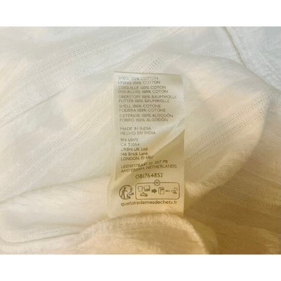 Anthropologie Embroidered Haley Lace Tunic SZ M Boho Style High-Low - Picture 8 of 9